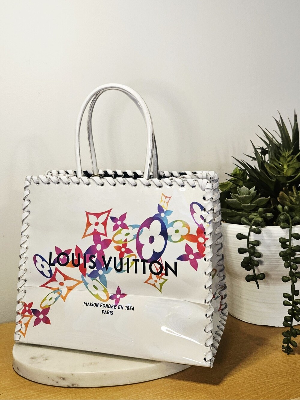 💓Louis Vuitton White Tote